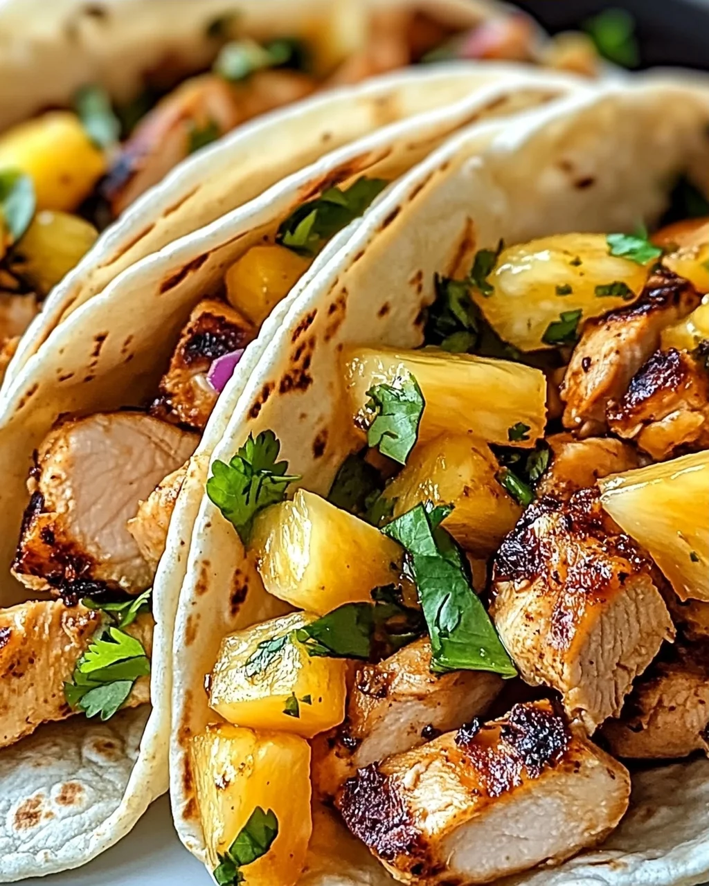 Ananas-Hühnchen-Tacos für den Sommergenuss