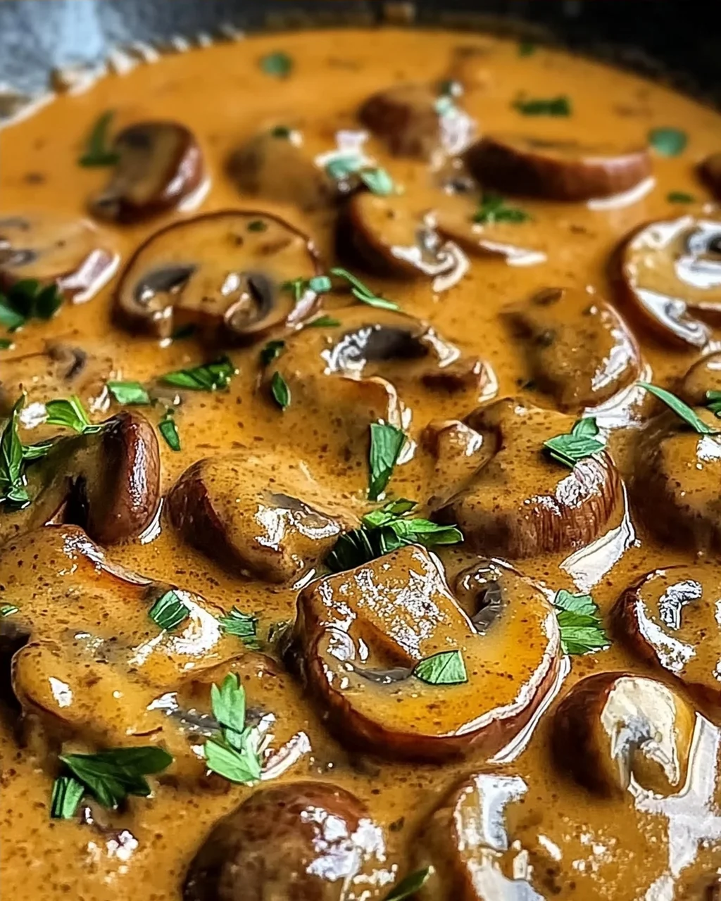 Cremige ungarische Champignon-Paprikasch für Gemütliche Abende