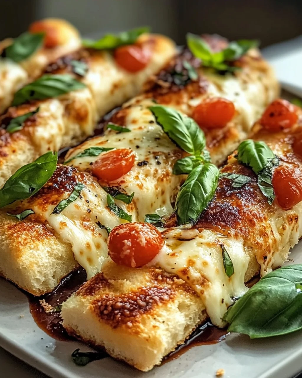 Discover Delicious Caprese Basil Cheese Bread Sticks!