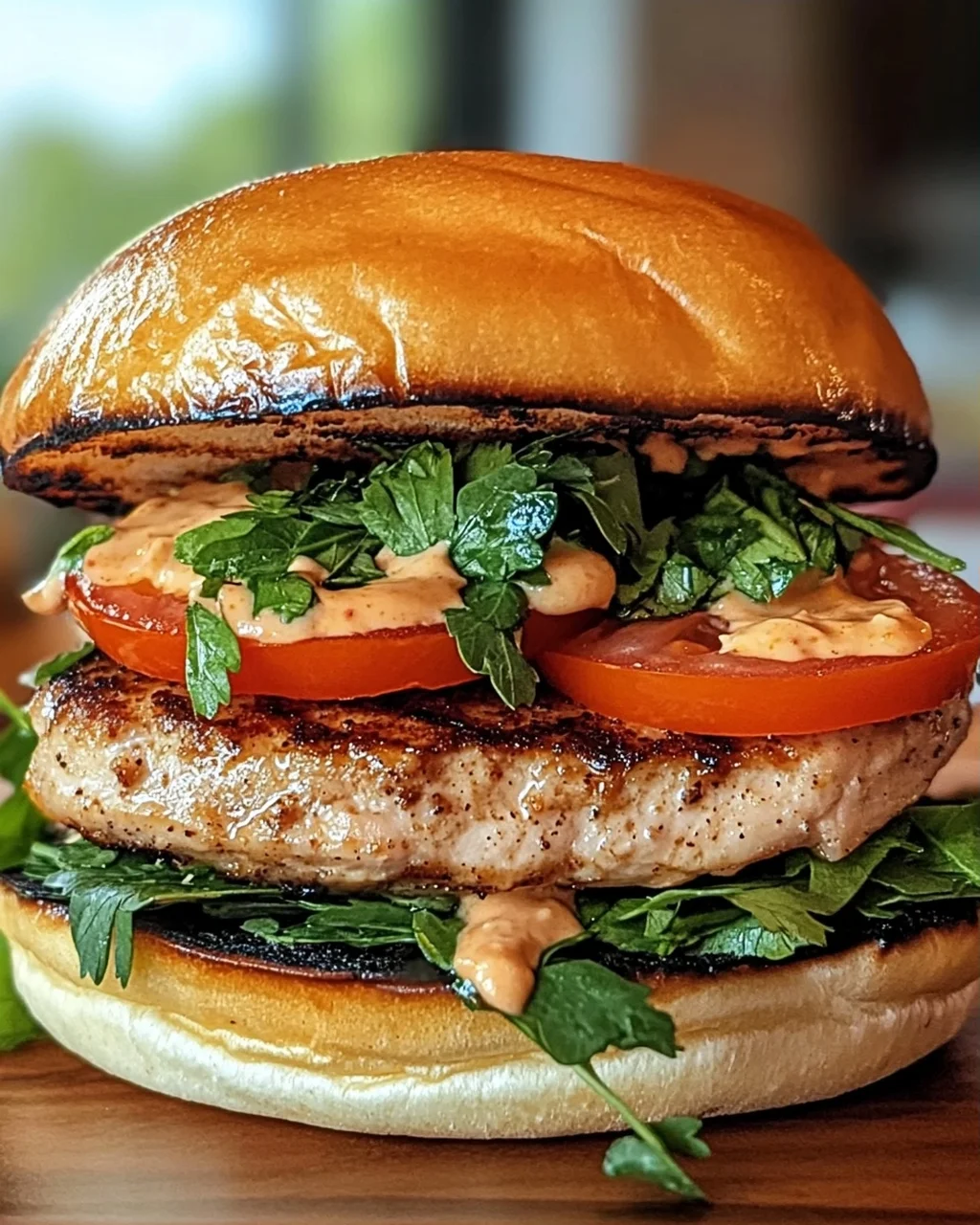 Erdnuss-Türkei-Burger – Gesund und super lecker!
