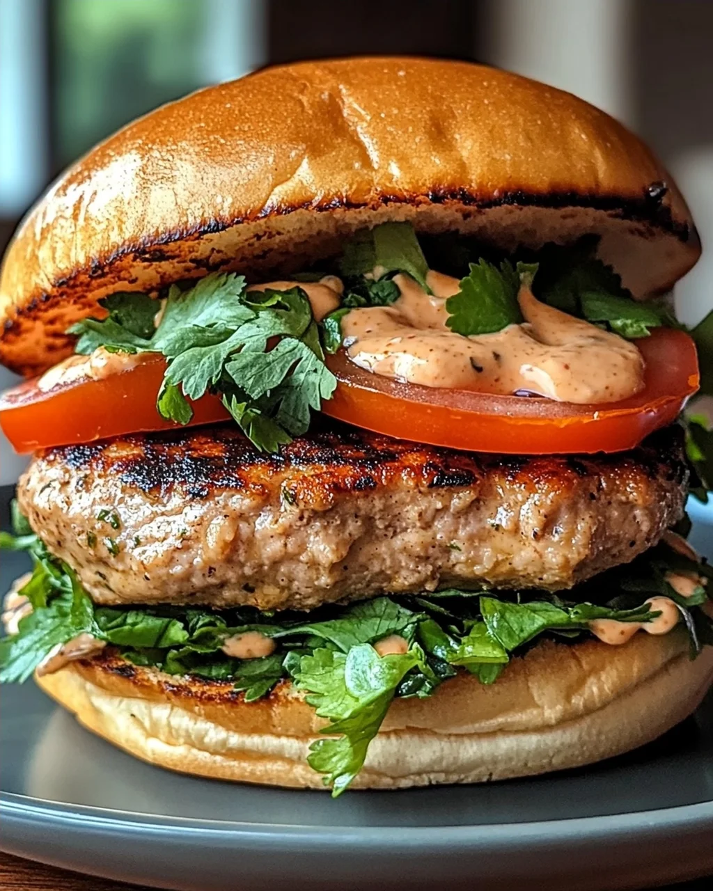 Erdnuss-Türkei-Burger – Gesund und super lecker!