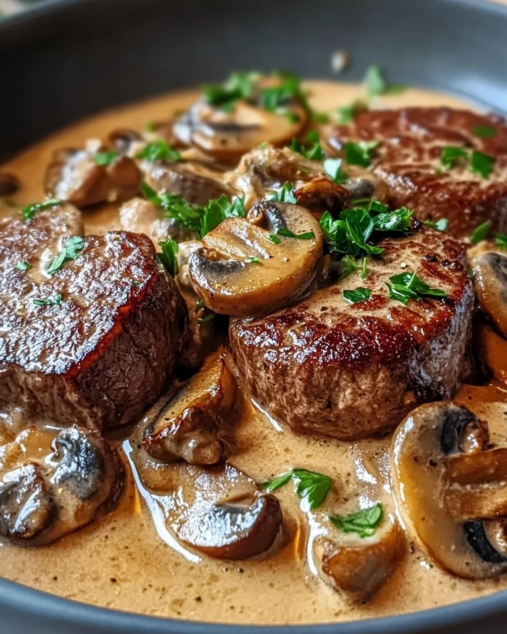 Filettopf Mit Champignons