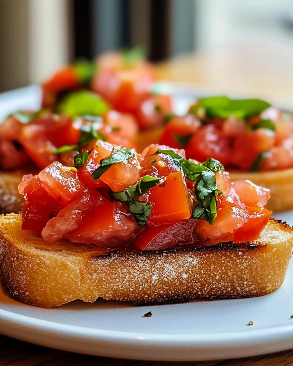 Frische Tomaten Bruschetta
