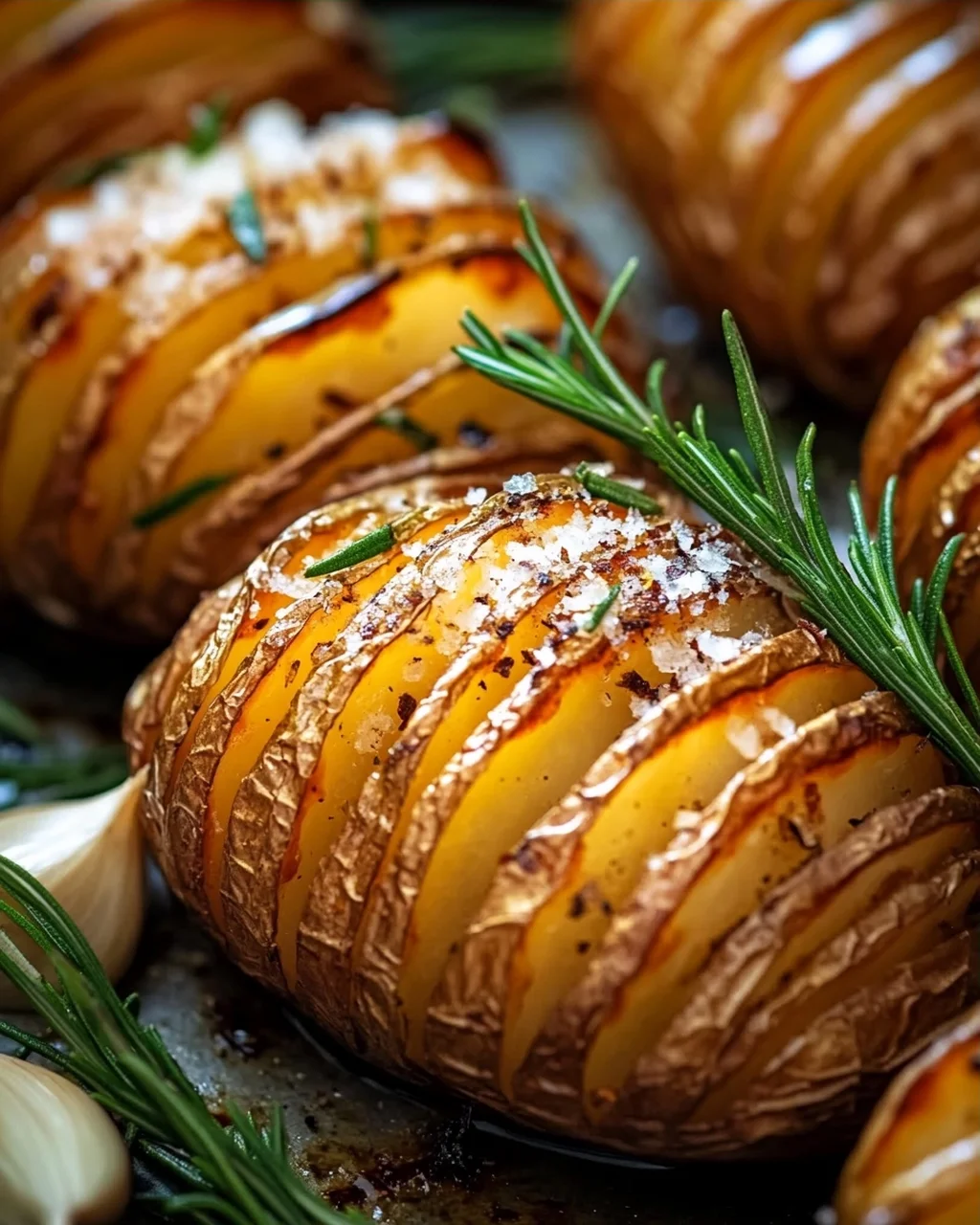 Fächerkartoffeln / Hasselback-Kartoffeln