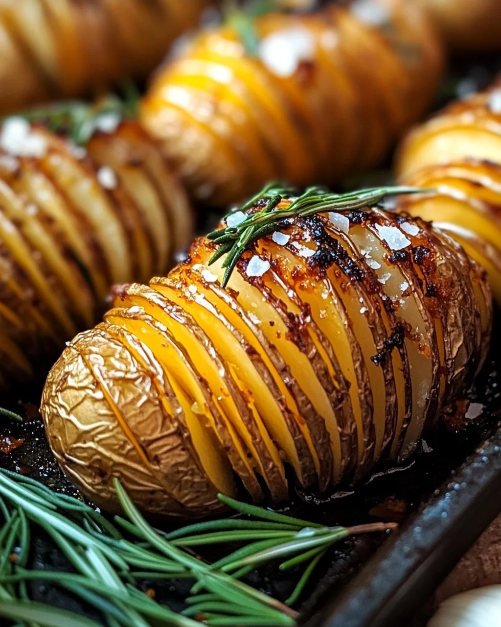 Fächerkartoffeln / Hasselback-Kartoffeln