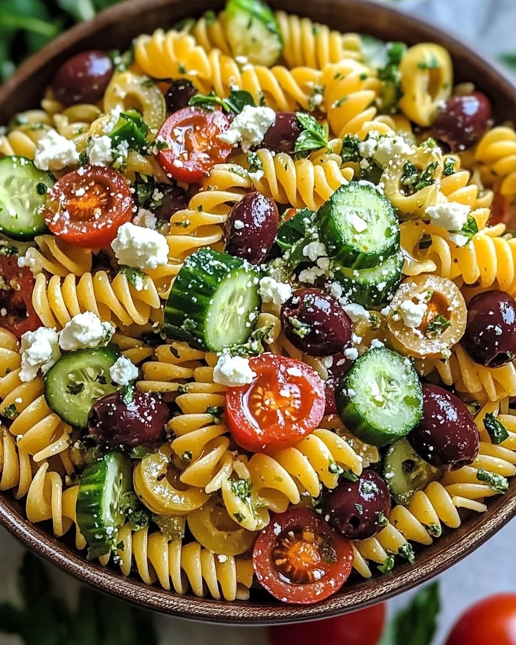 Irresistibler Mediterraner Nudelsalat für den Sommer