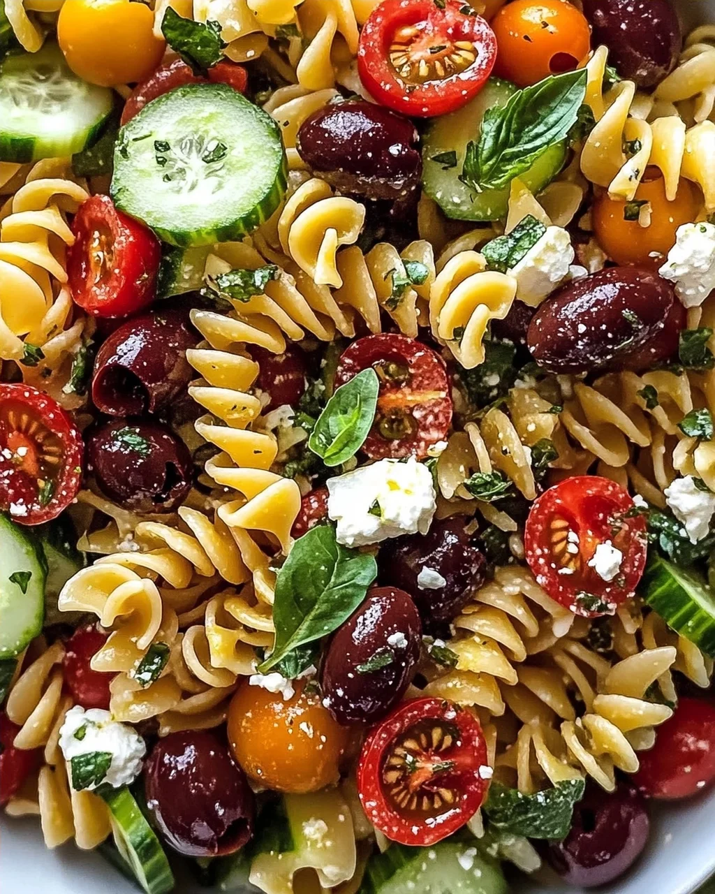 Irresistibler Mediterraner Nudelsalat für den Sommer