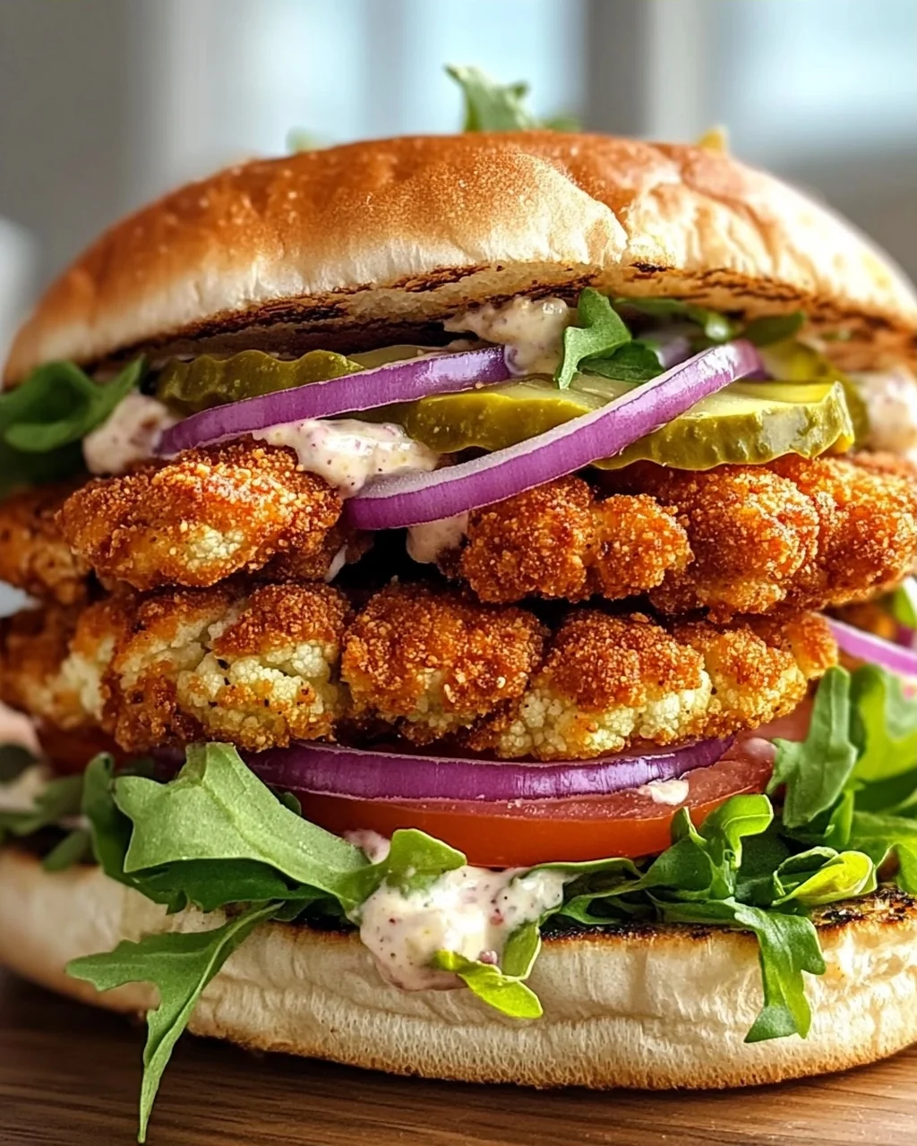 Knusprige Blumenkohl-Steak-Sandwiches: Dein veganer Genuss!