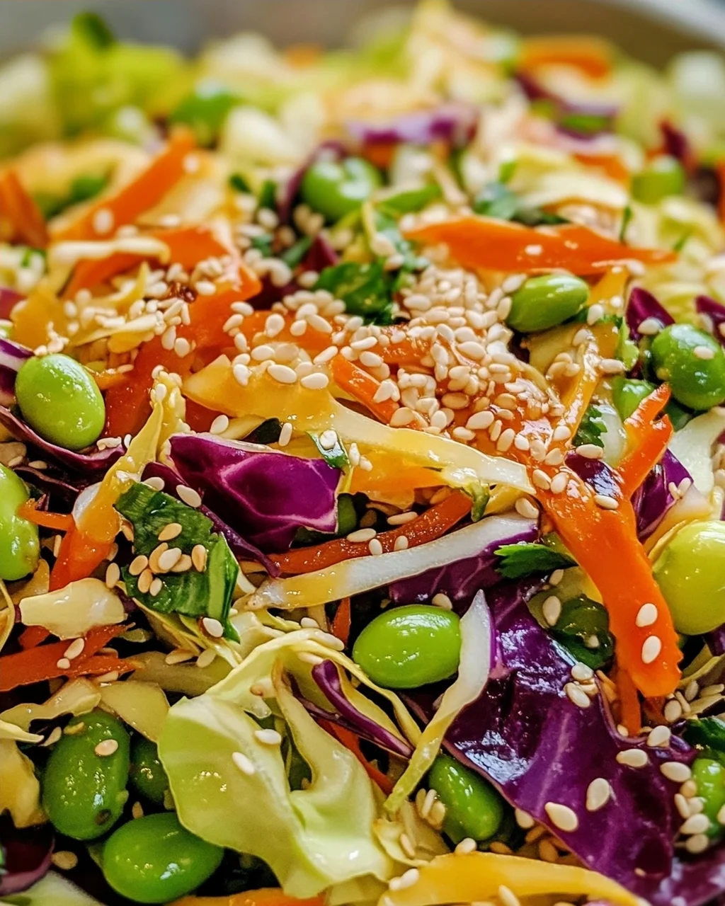 Knuspriger Kohl-Edamame-Salat – Gesund und lecker!