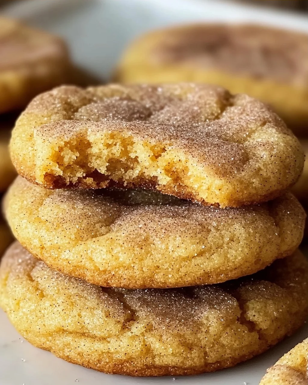 Kürbis Snickerdoodle Cookies