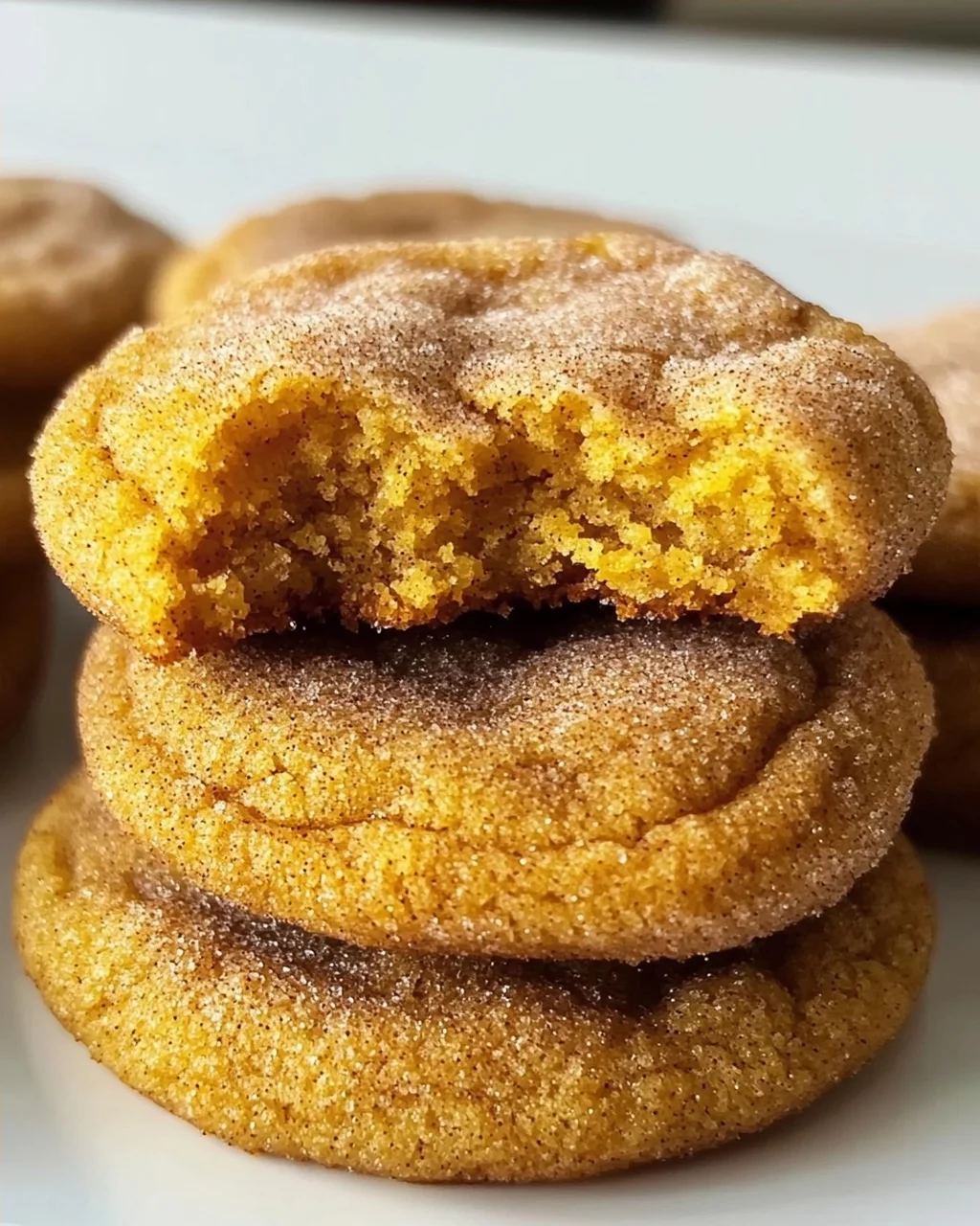 Kürbis Snickerdoodle Cookies