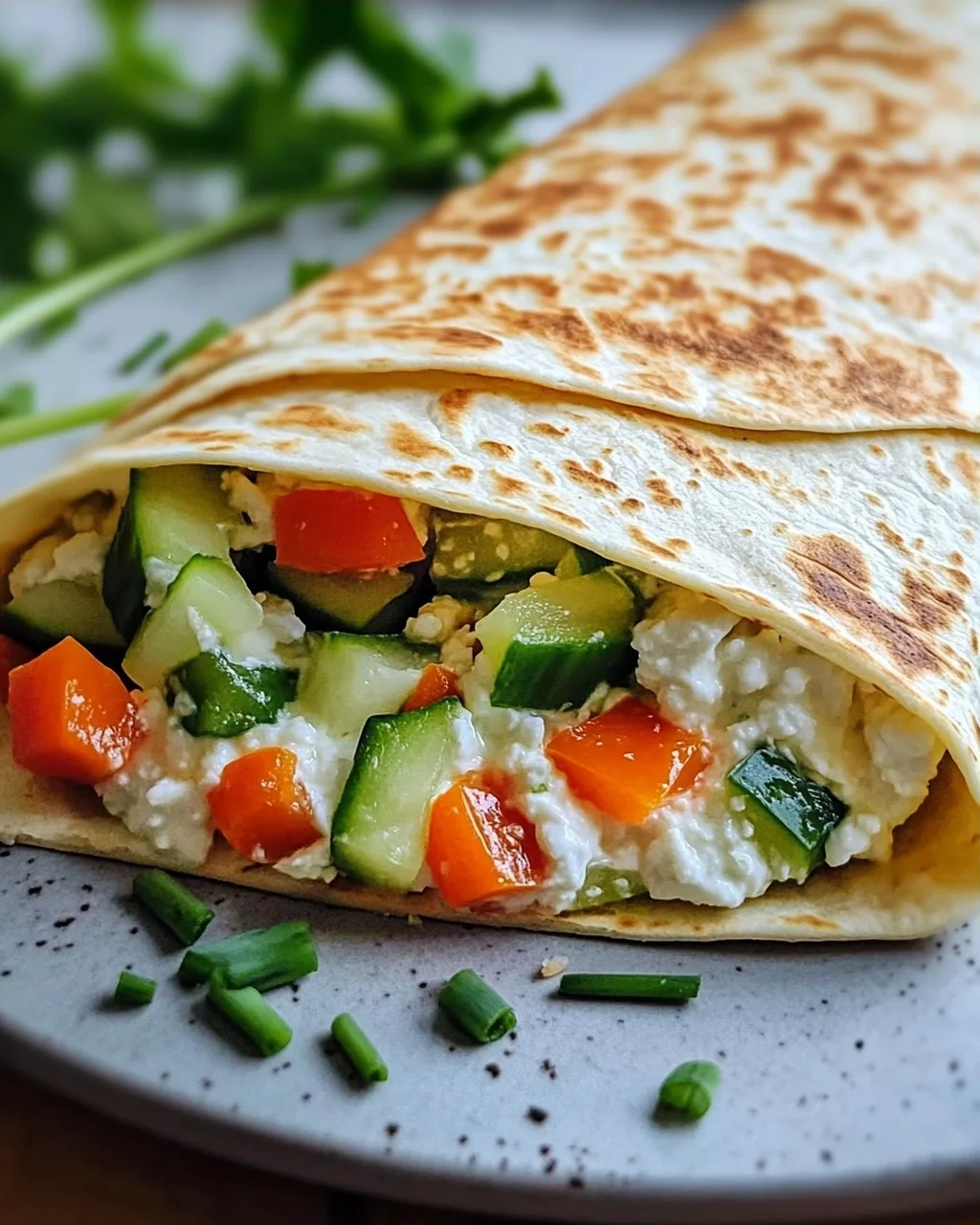 Leckere Hüttenkaese Wraps - Gesund & Einfach Nachzumachen!