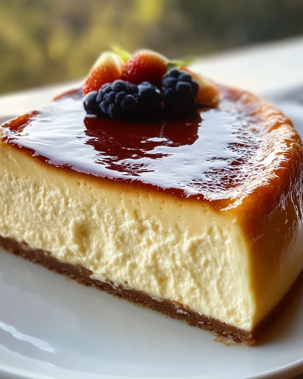 Leckeres Burnt Basque Cheesecake aus der Kastenform