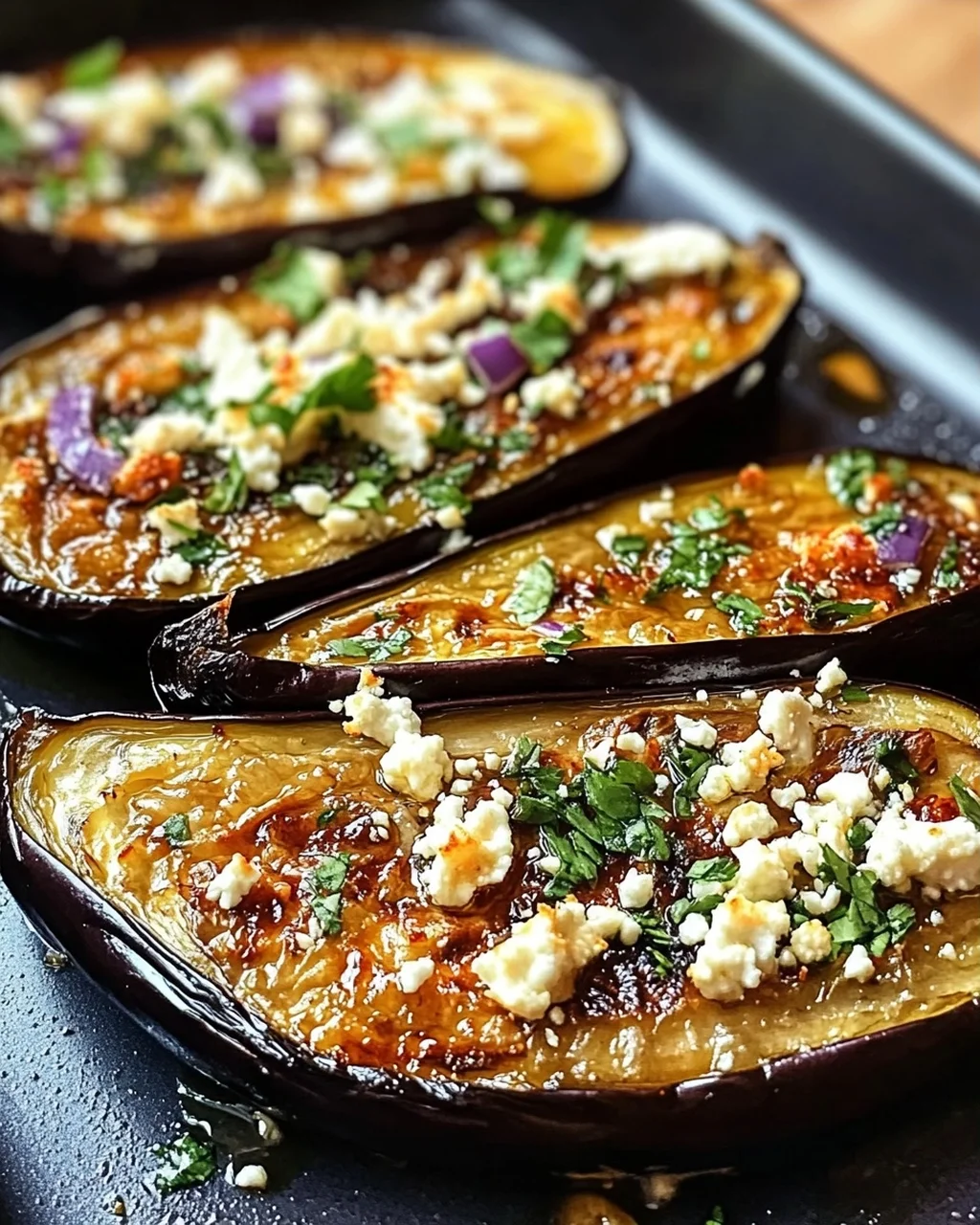 Mediterrane Geröstete Aubergine