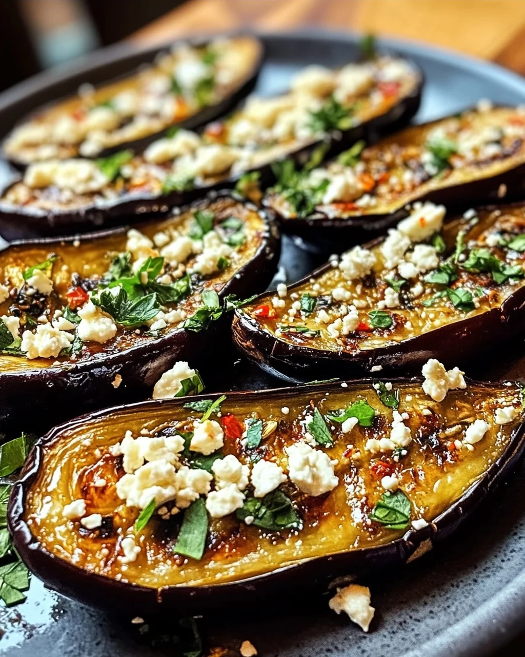 Mediterrane Geröstete Aubergine