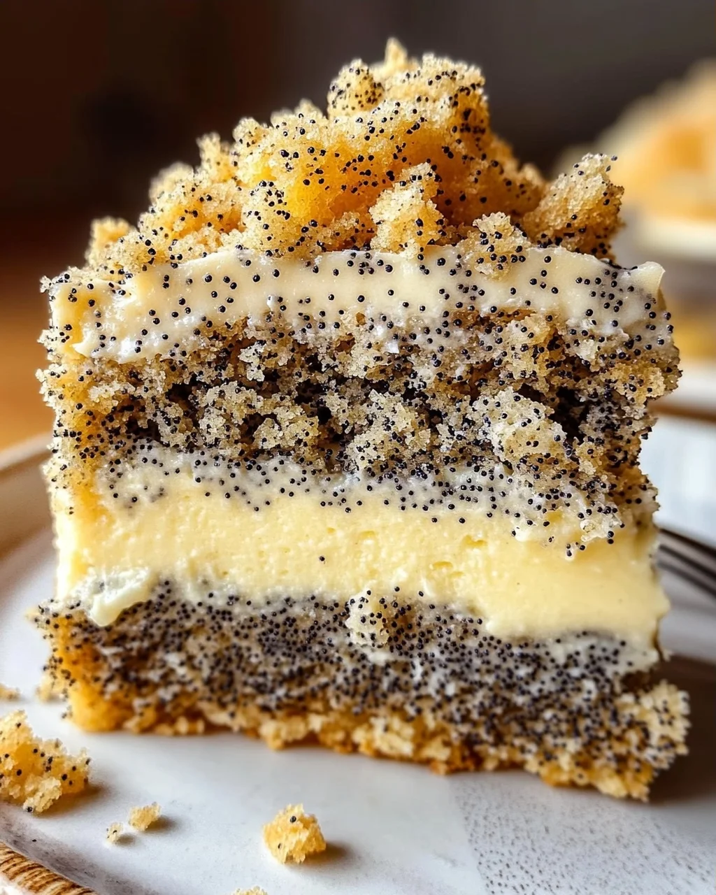 Mohnkuchen mit Streusel