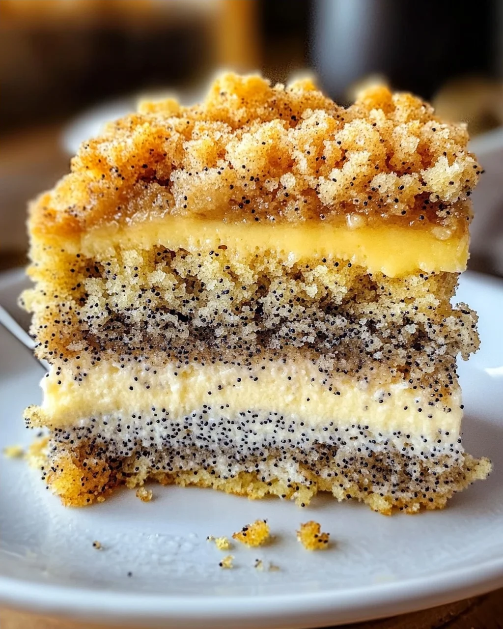 Mohnkuchen mit Streusel