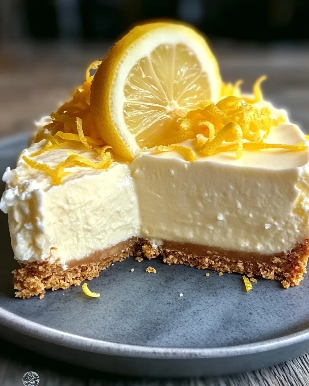 No-Bake Zitronen Käsekuchen