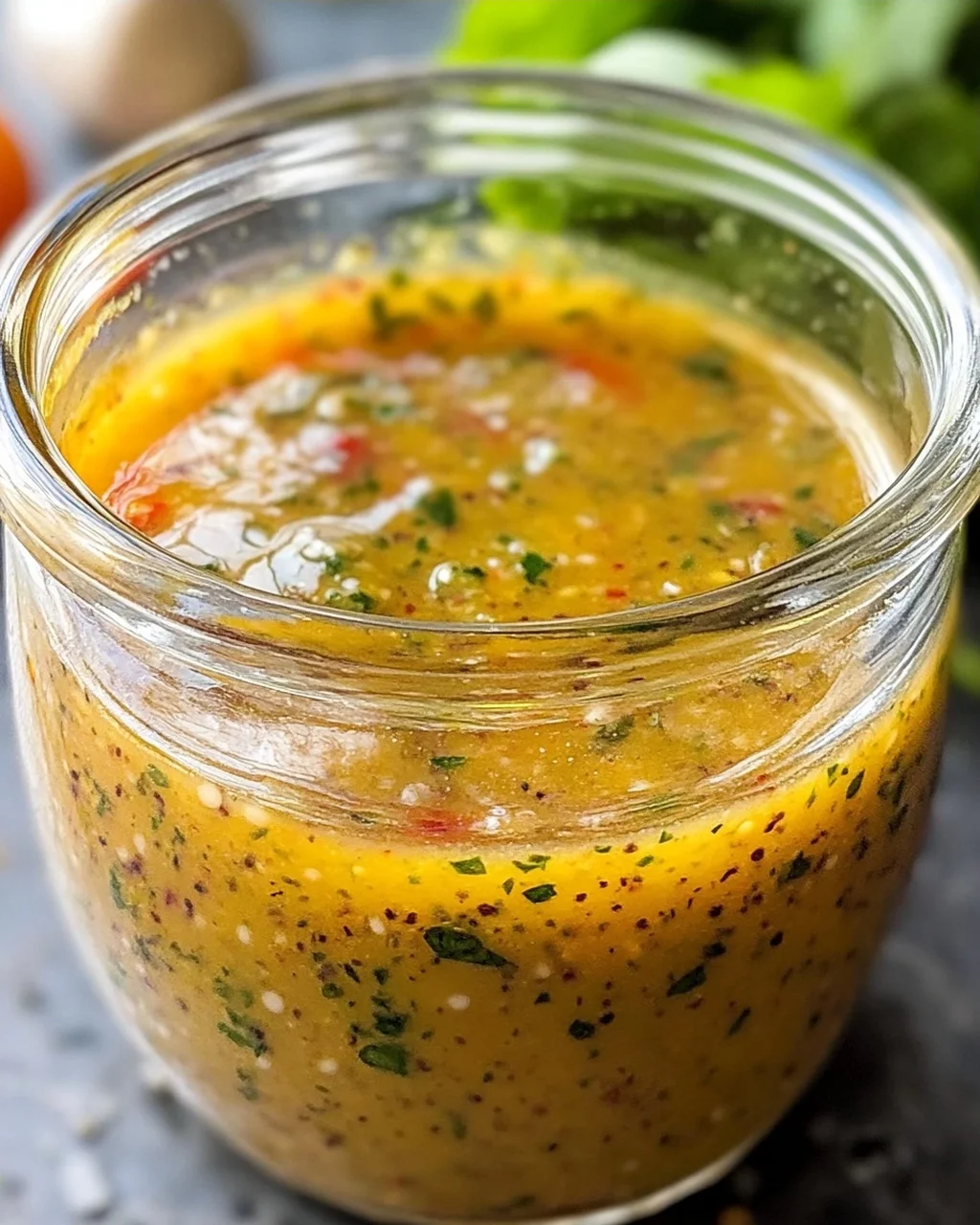 Pikantes Italienisches Salatdressing (mit Apfelessig)