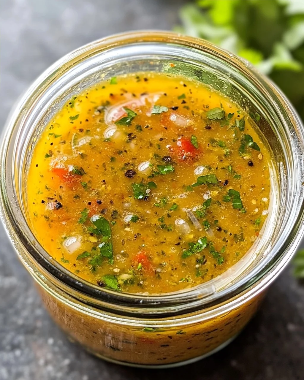 Pikantes Italienisches Salatdressing (mit Apfelessig)