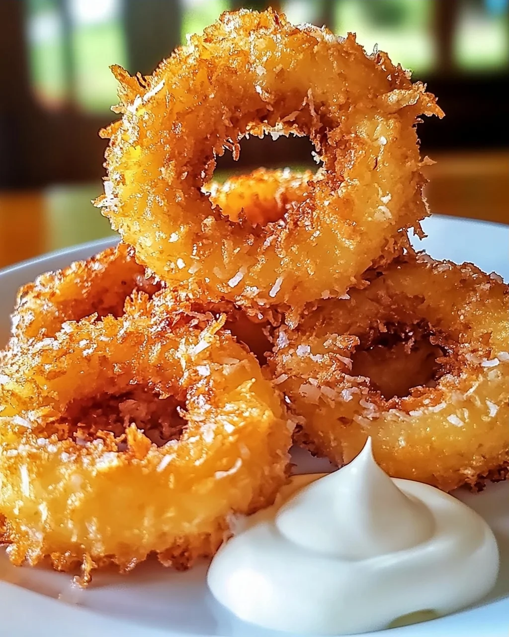 Rum-getränkte frittierte Ananas für jeden Anlass