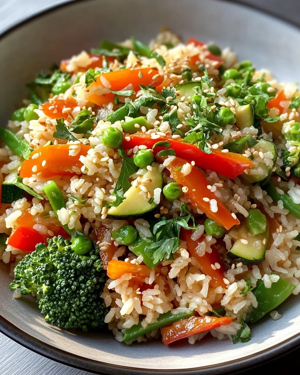 Sesame Gin Extrakt Gemüse-Reis: Lecker und gesund genießen!
