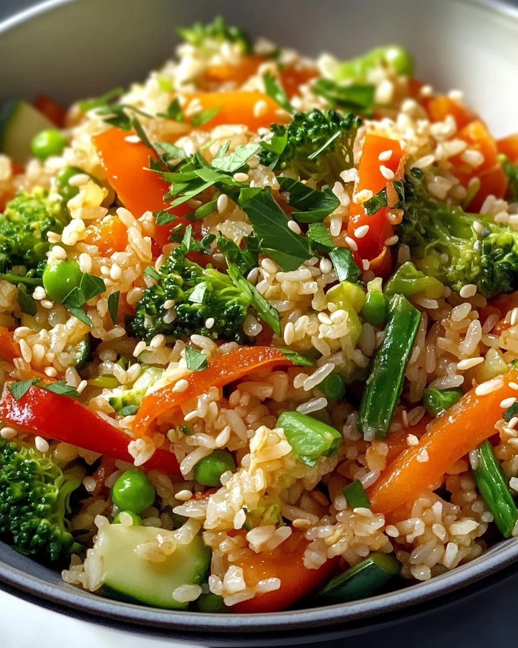 Sesame Gin Extrakt Gemüse-Reis: Lecker und gesund genießen!