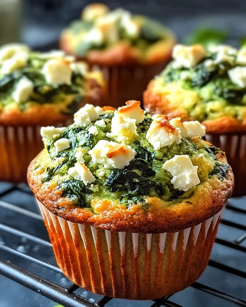 Spinat Feta Muffins
