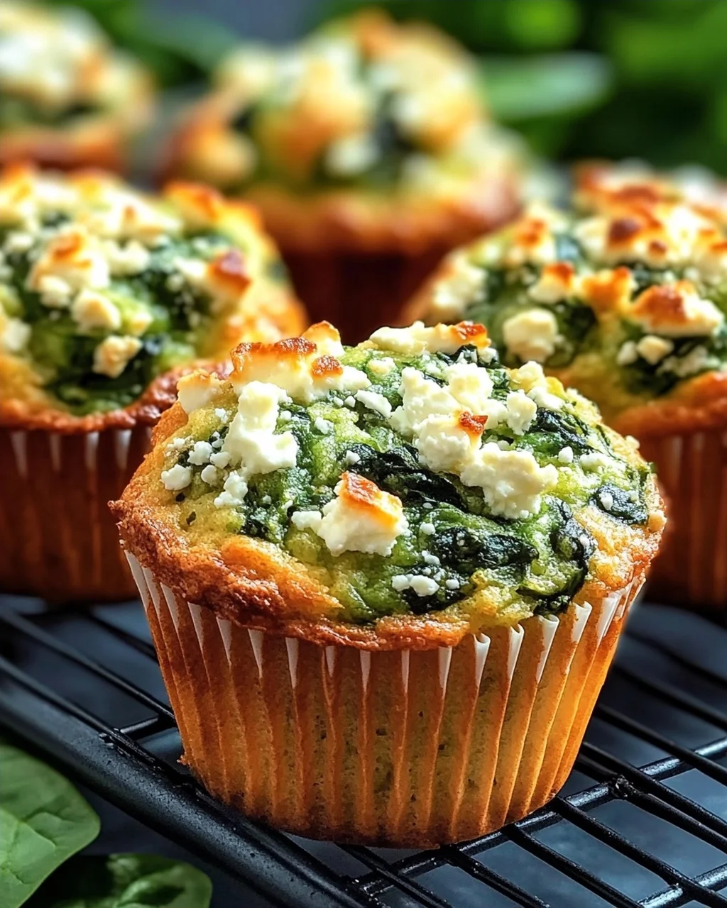 Spinat Feta Muffins