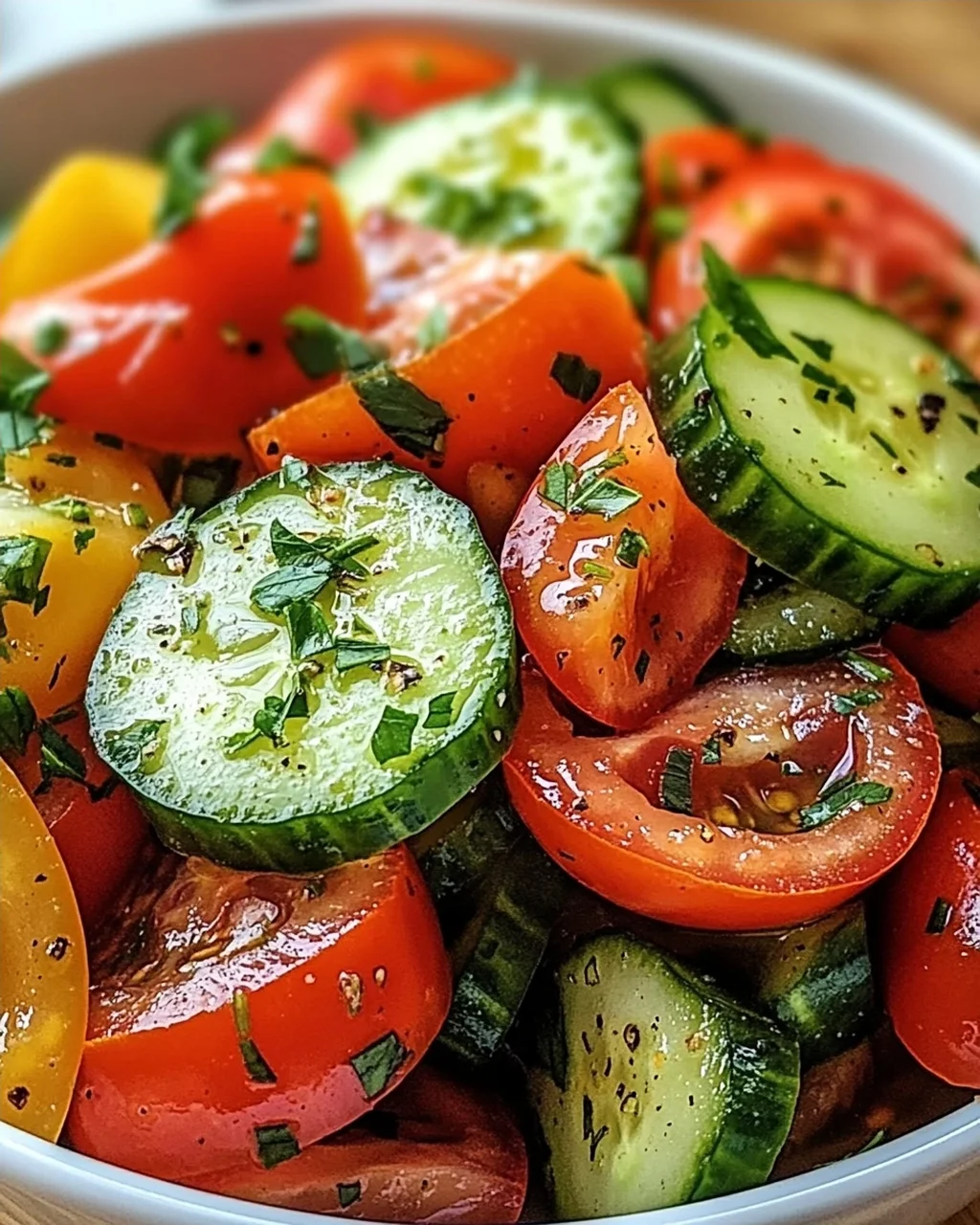 Tomaten-Gurken-Salat