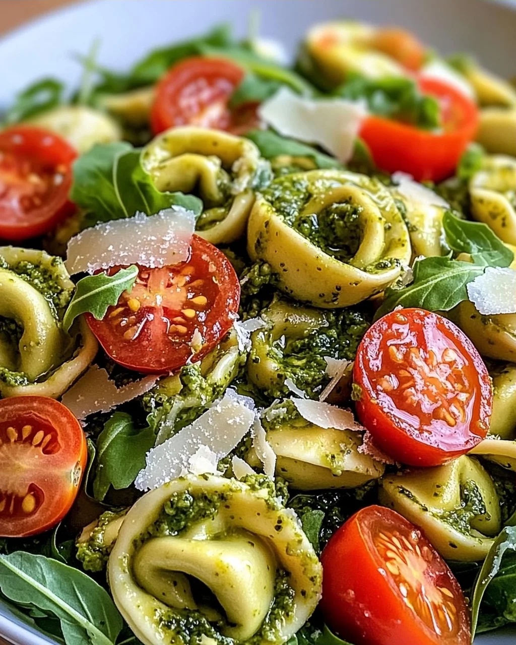 Tortellini-Salat mit Pesto