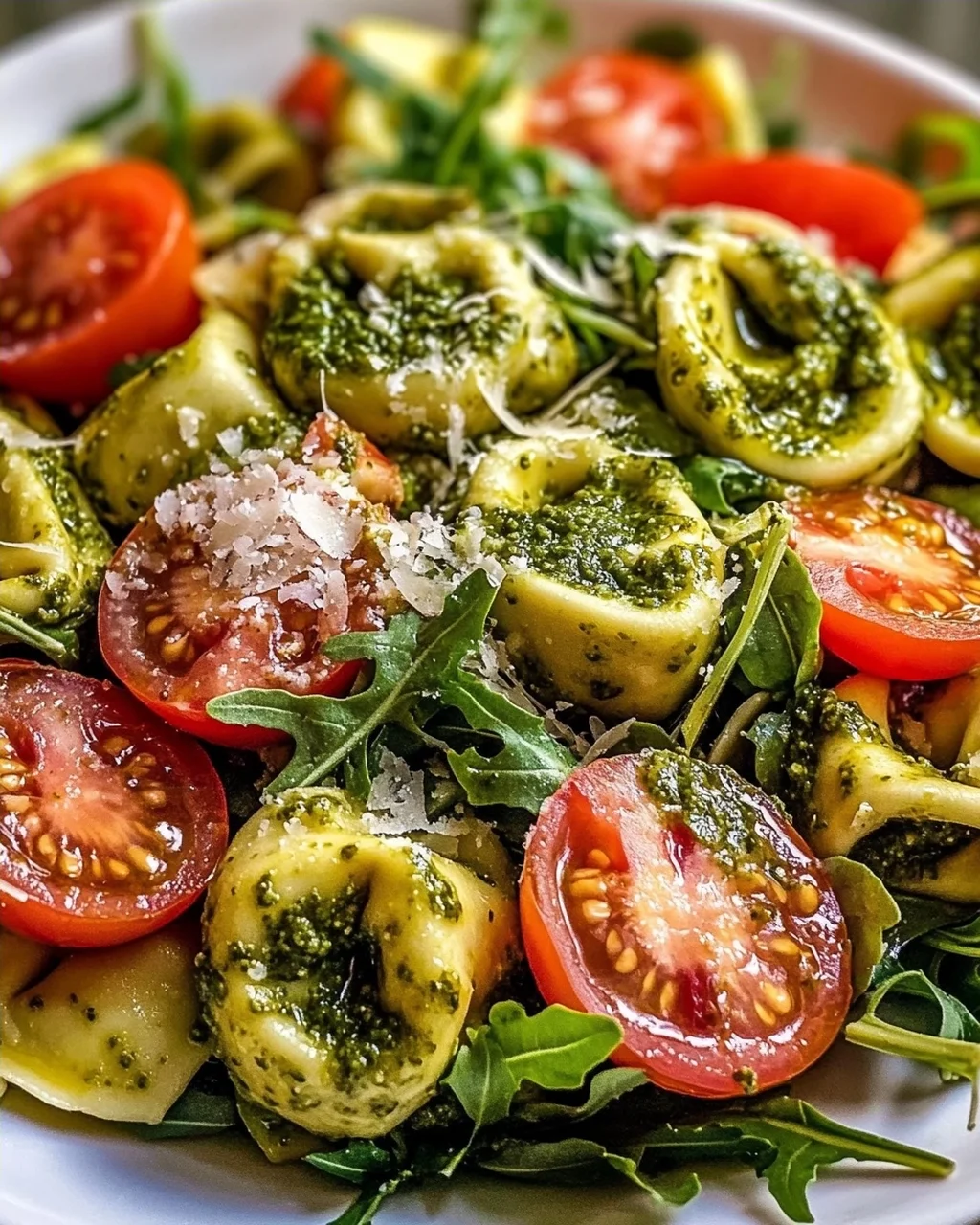 Tortellini-Salat mit Pesto