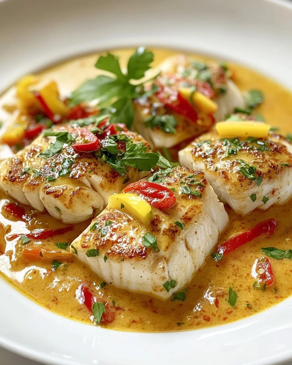 Tropischer Zackenbarsch mit würziger Kokosnuss-Sauce Rezept