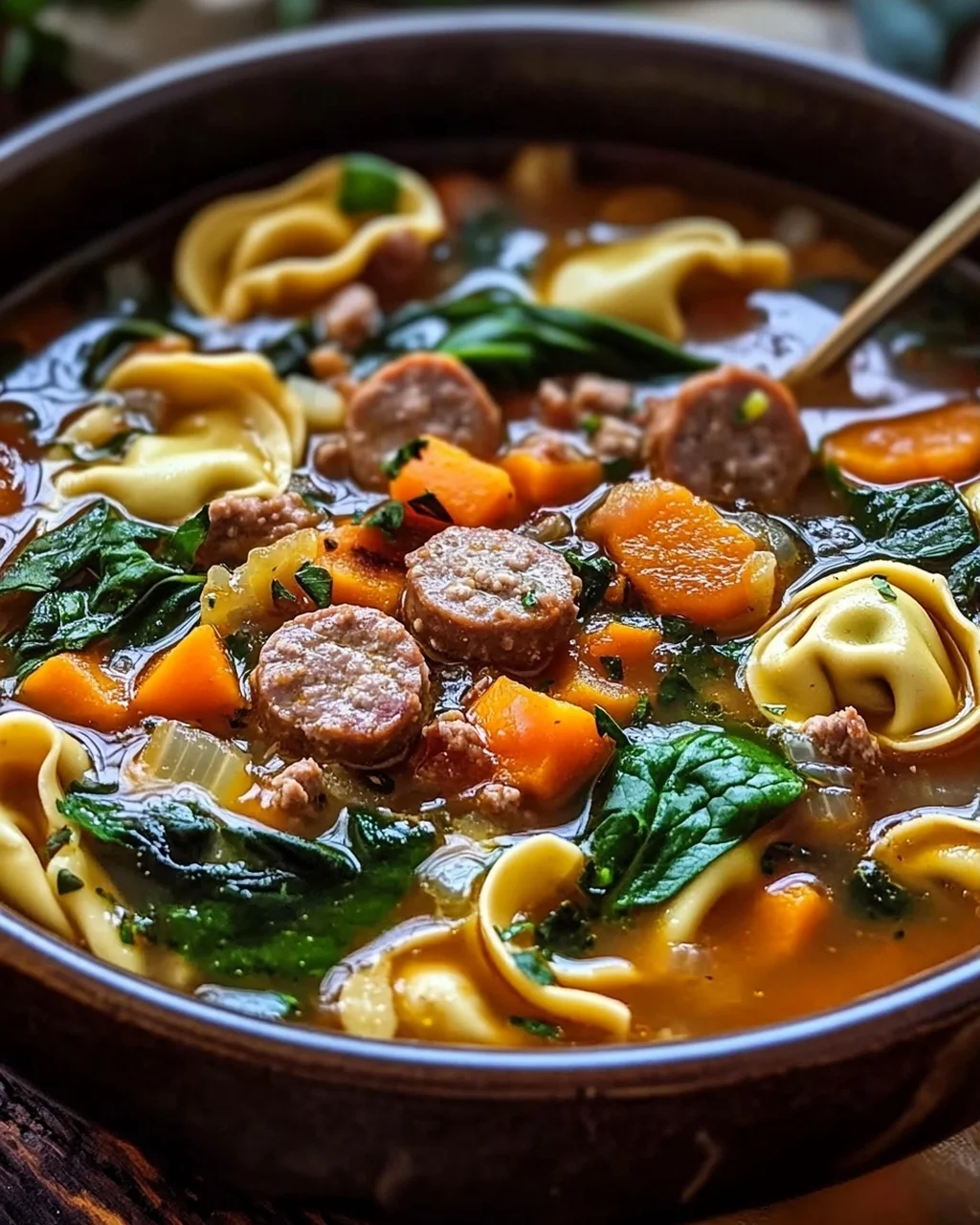 Wärmende Herbst-Tortellini-Suppe mit Rinderwurst – Einfach Genießen