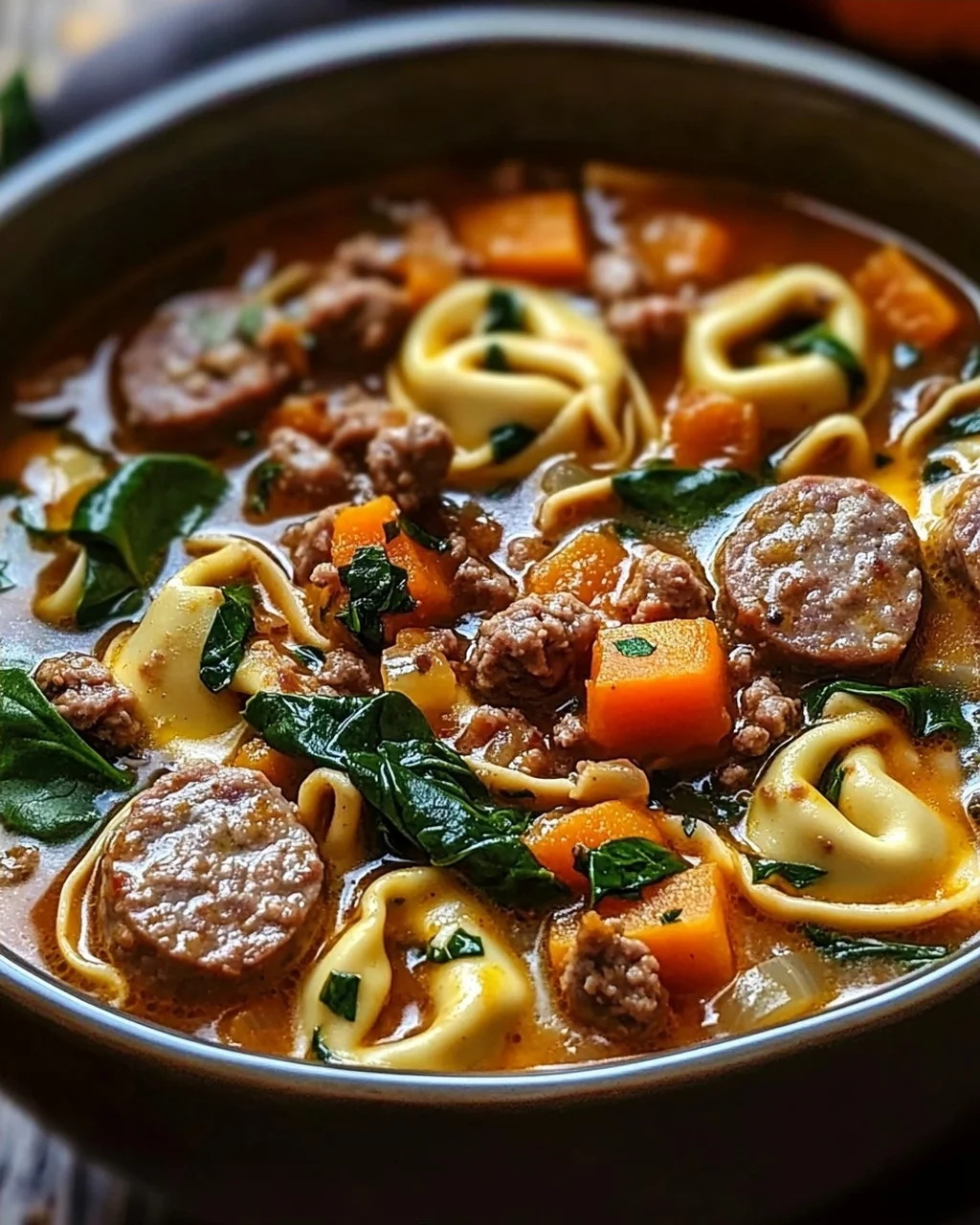 Wärmende Herbst-Tortellini-Suppe mit Rinderwurst – Einfach Genießen