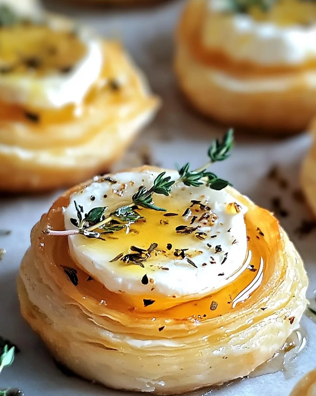 Ziegenkäse und Honig Häppchen für besondere Anlässe