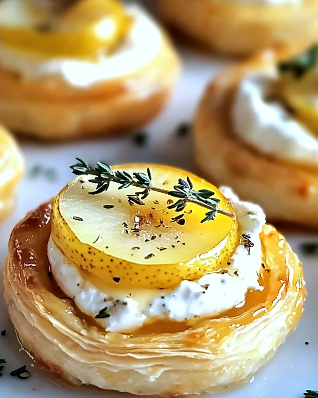 Ziegenkäse und Honig Häppchen für besondere Anlässe