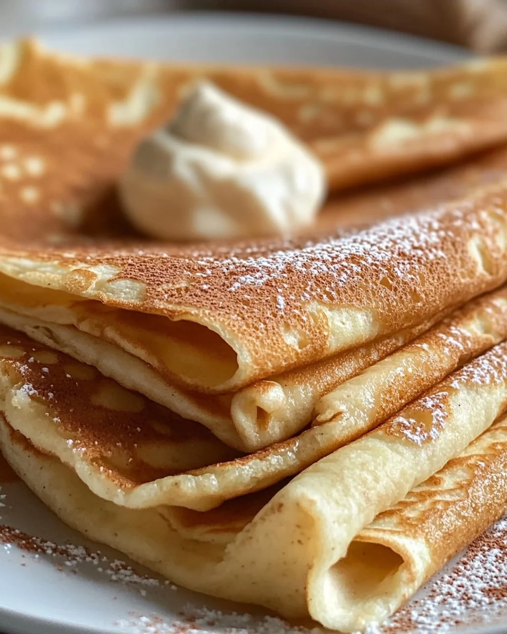 Zimtrollen-Protein-Crêpes