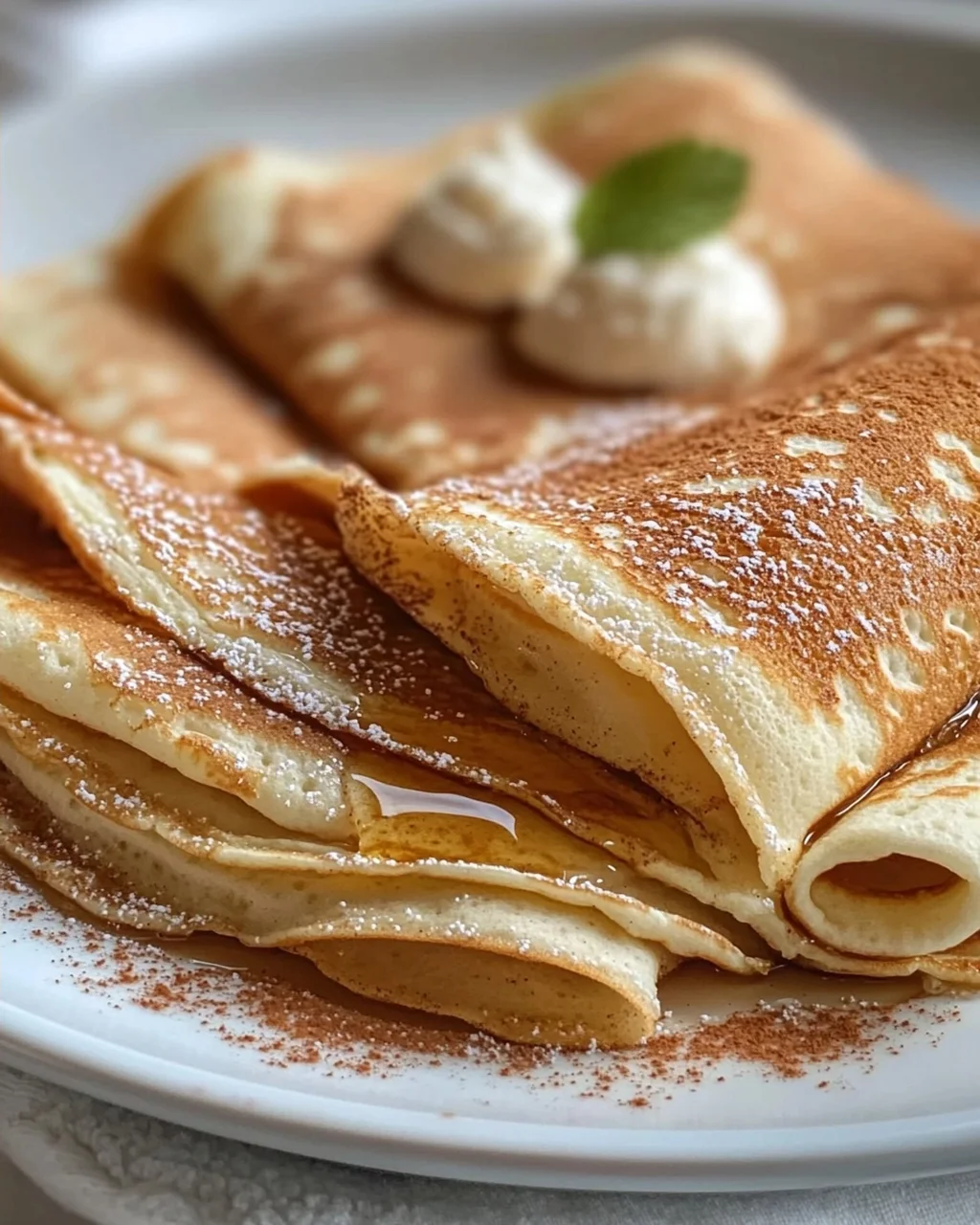 Zimtrollen-Protein-Crêpes