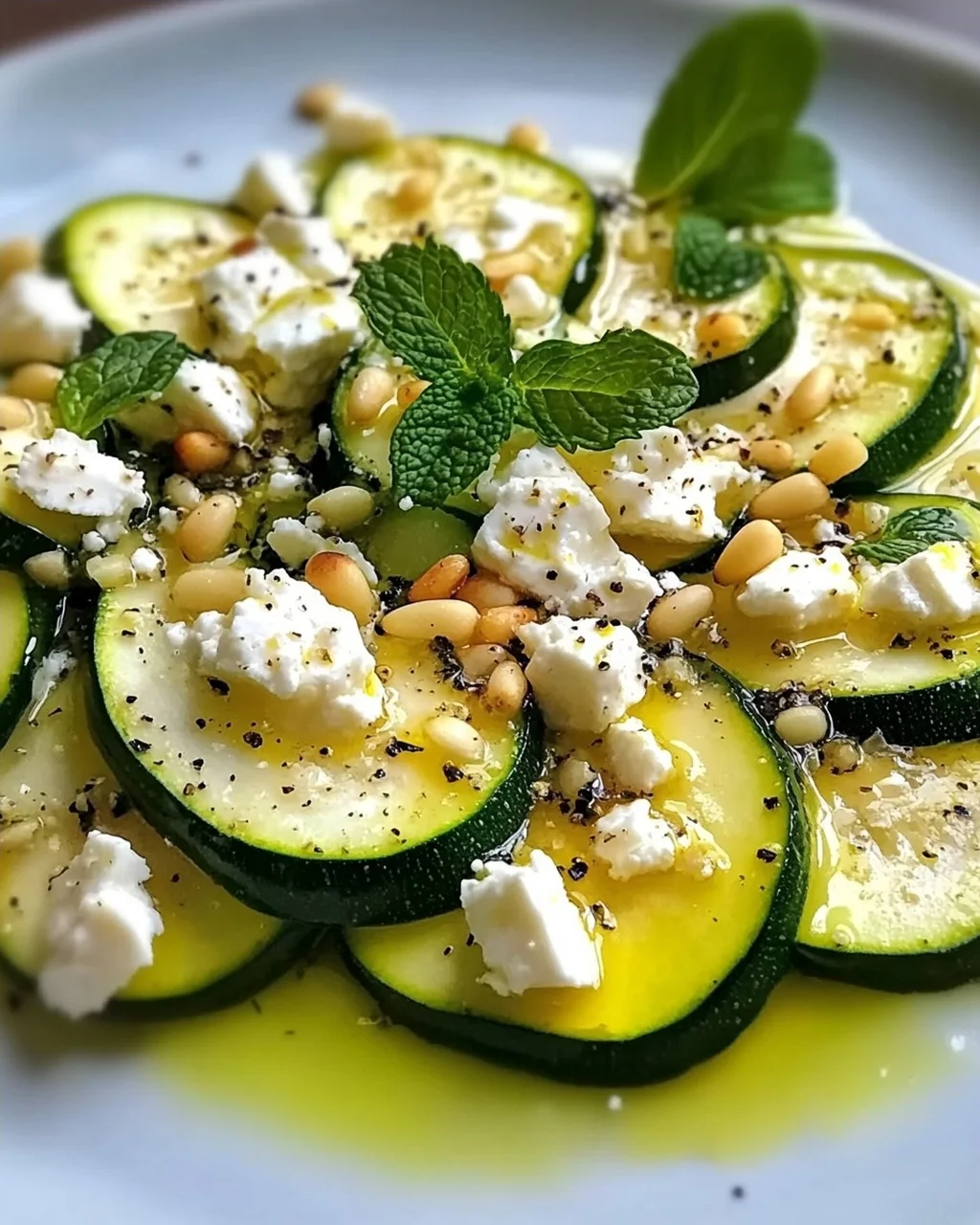 Zucchini-Carpaccio: Frisch & Schnell zubereitet
