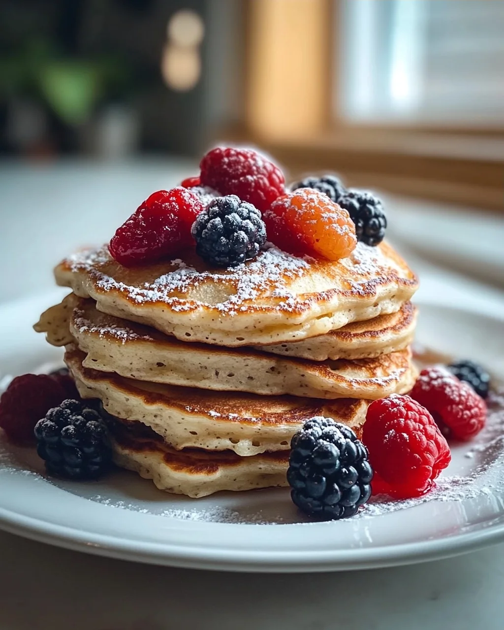 Zuckerfreie Quark Haferflocken Pancakes: Gesund & Einfach