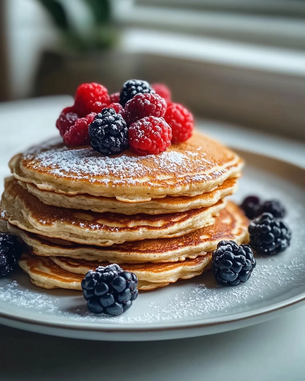 Zuckerfreie Quark Haferflocken Pancakes: Gesund & Einfach